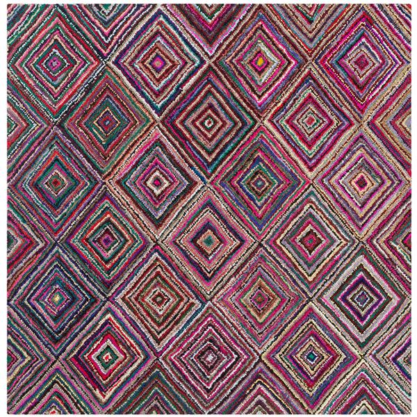 Safavieh Nantucket Geometric Rug - 4-ft x 4-ft - Multicolour NAN317A ...