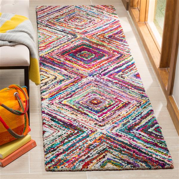 Safavieh Nantucket Geometric Rug - 2-ft x 7-ft - Multicolour