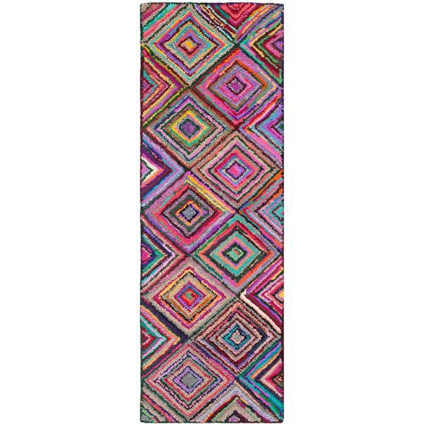 Safavieh Nantucket Geometric Rug - 2-ft x 7-ft - Multicolour