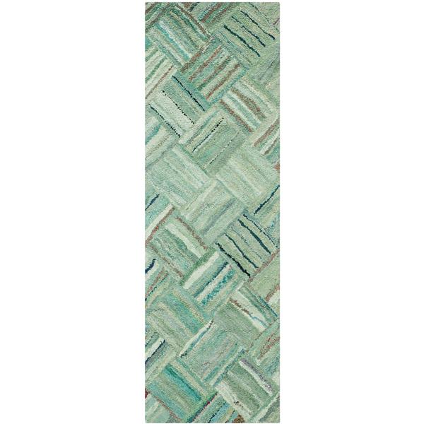 Safavieh Nantucket Abstract Rug - 2-ft x 7-ft - Green