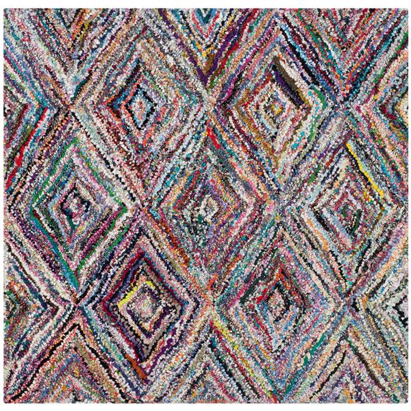 Safavieh Nantucket Geometric Rug - 4-ft x 4-ft - Multicolour NAN314A ...