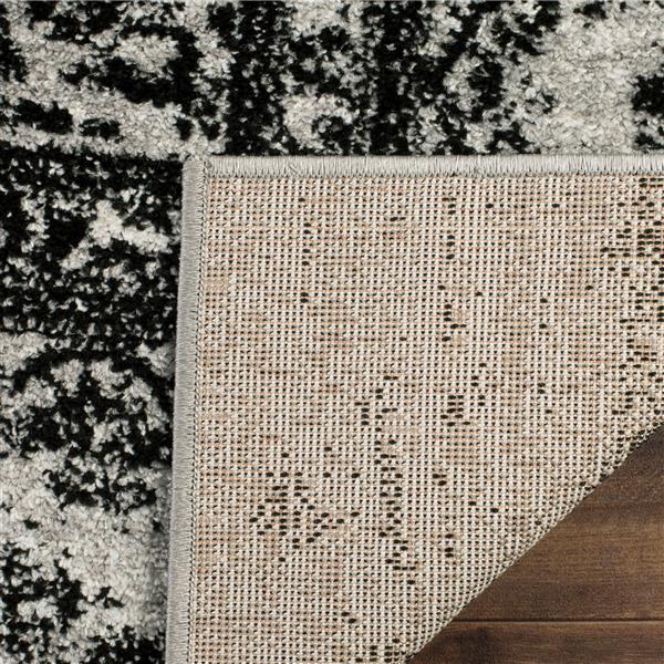 Safavieh Adirondack  Rug - 2-ft x 8-ft - Silver/Black