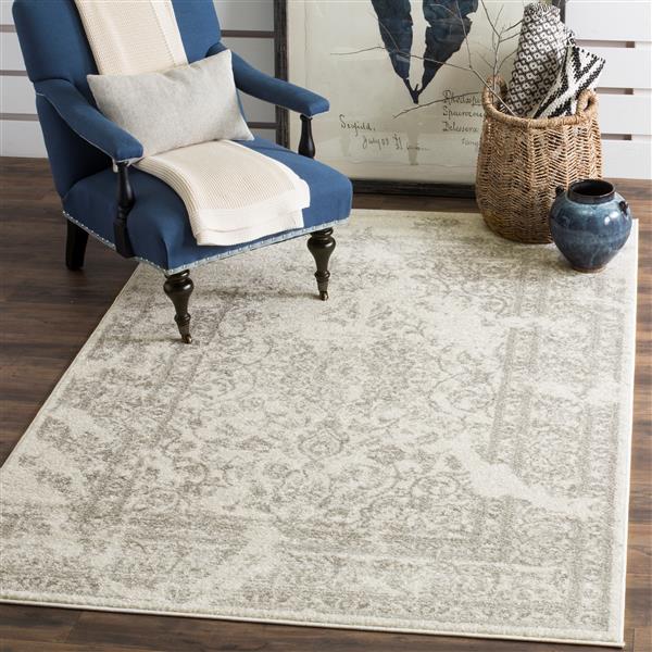 Safavieh Adirondack Overdyed Rug - 2-ft x 6-ft - Ivory/Silver