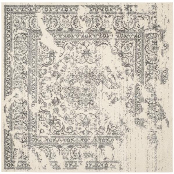 Safavieh Adirondack Overdyed Rug - 6-ft x 6-ft - Ivory/Silver