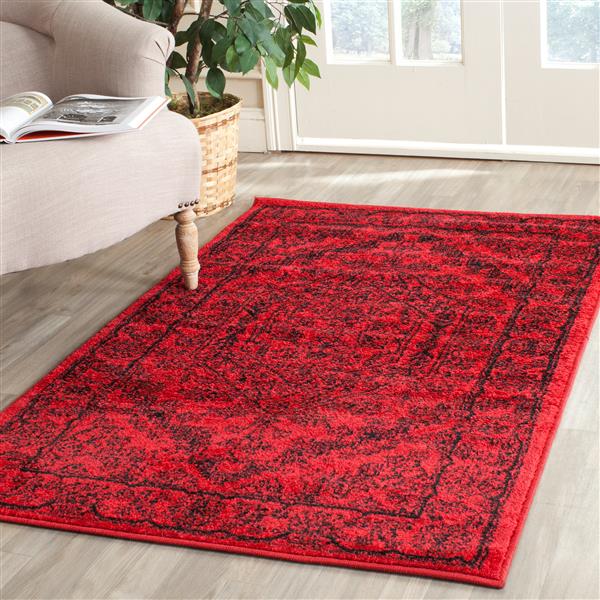 Safavieh Adirondack Overdyed Rug - 3-ft x 5-ft - Red/Black