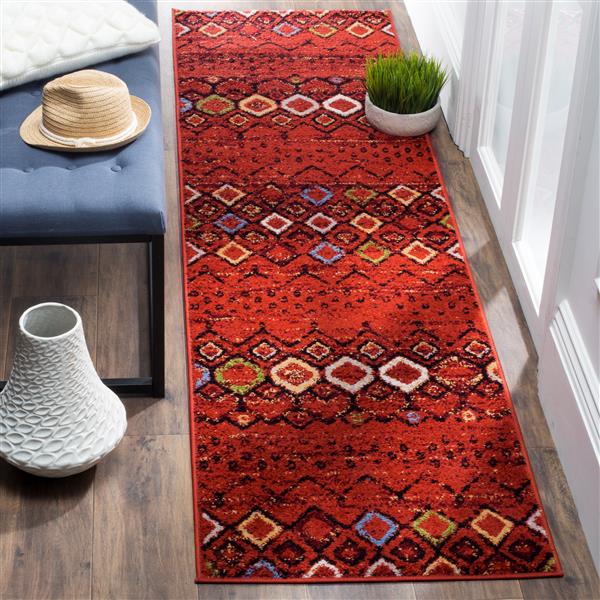 Safavieh Amsterdam Geometric Rug - 2-ft x 6-ft - Terracotta