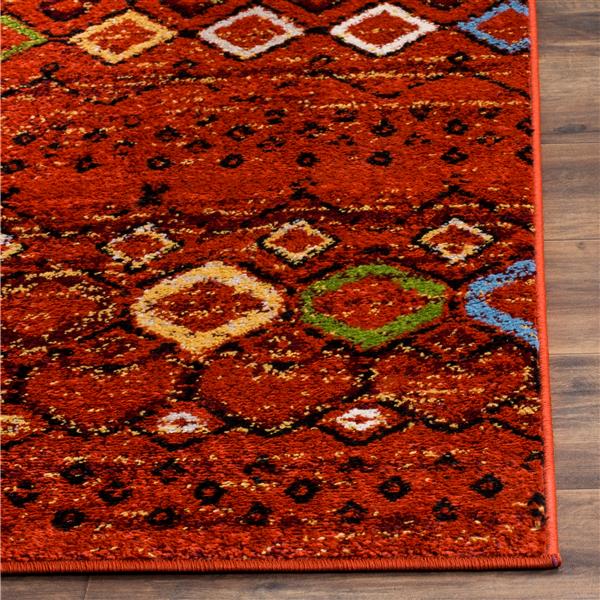Safavieh Amsterdam Geometric Rug - 2-ft x 6-ft - Terracotta