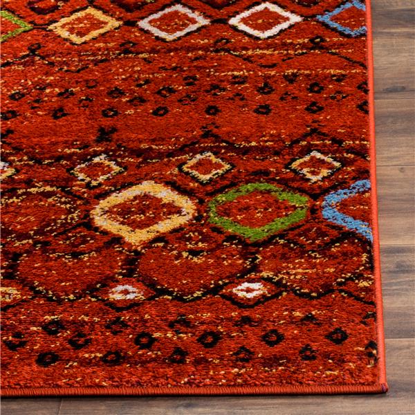 Safavieh Amsterdam Geometric Rug - 5-ft x 7-ft - Terracotta