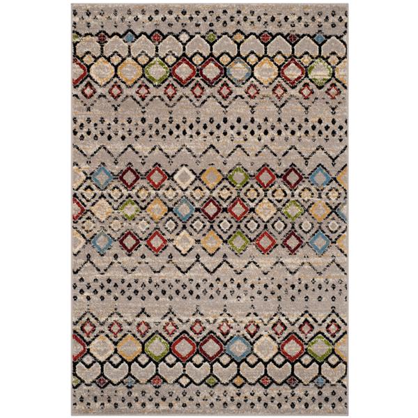 Safavieh Amsterdam Geometric Rug - 4-ft x 6-ft - Light Gray
