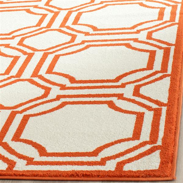 Safavieh Amherst Trellis Rug - 4-ft x 6-ft - Ivory/Orange