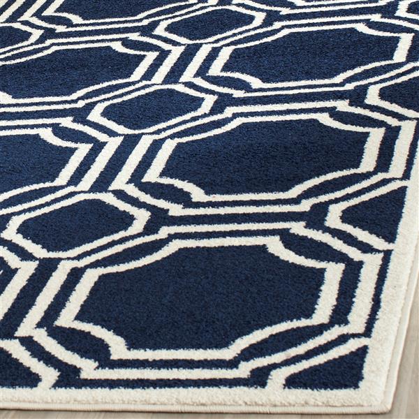Safavieh Amherst Geometric Rug - 3-ft x 5-ft - Navy/Ivory