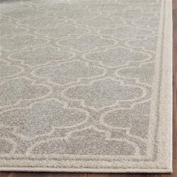 Safavieh Amherst Geometric Rug - 2-ft x 7-ft - Gray/Ivory