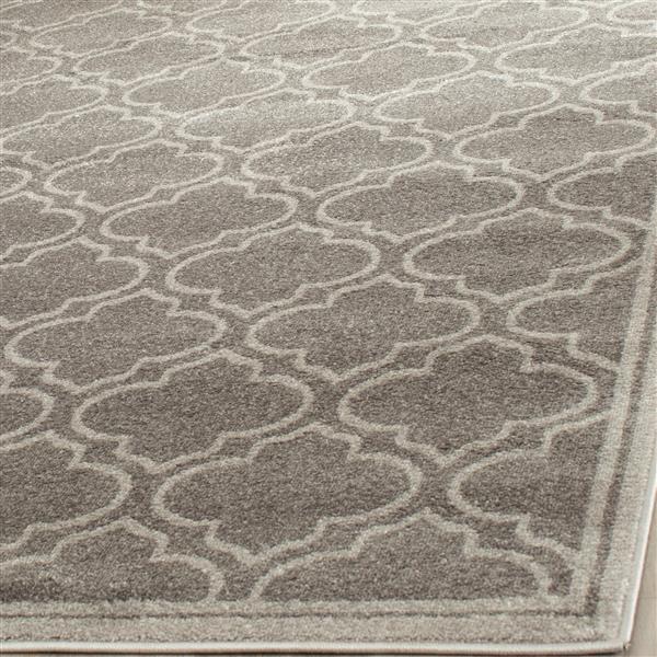 Safavieh Amherst Geometric Rug - 3-ft x 5-ft - Gray/Ivory