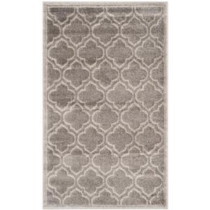 Safavieh Amherst Geometric Rug - 3-ft x 5-ft - Gray/Ivory