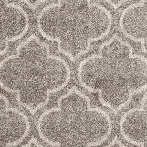 Safavieh Amherst Geometric Rug - 4-ft x 6-ft - Gray/Ivory