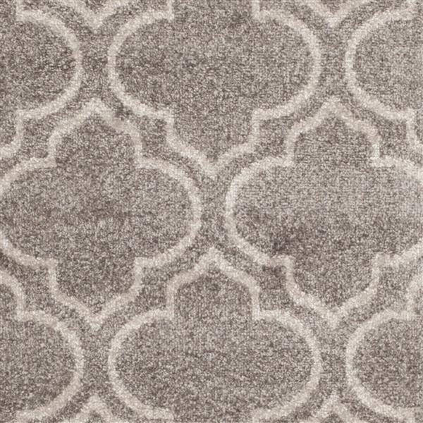 Safavieh Amherst Geometric Rug - 5-ft x 8-ft - Gray/Ivory