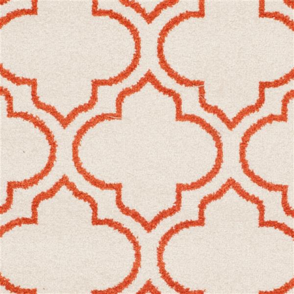 Safavieh Amherst Geometric Rug - 3-ft x 5-ft - Ivory/Orange