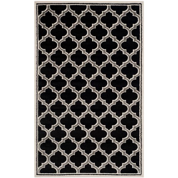 Safavieh Amherst Trellis Rug - 4-ft x 6-ft - Black