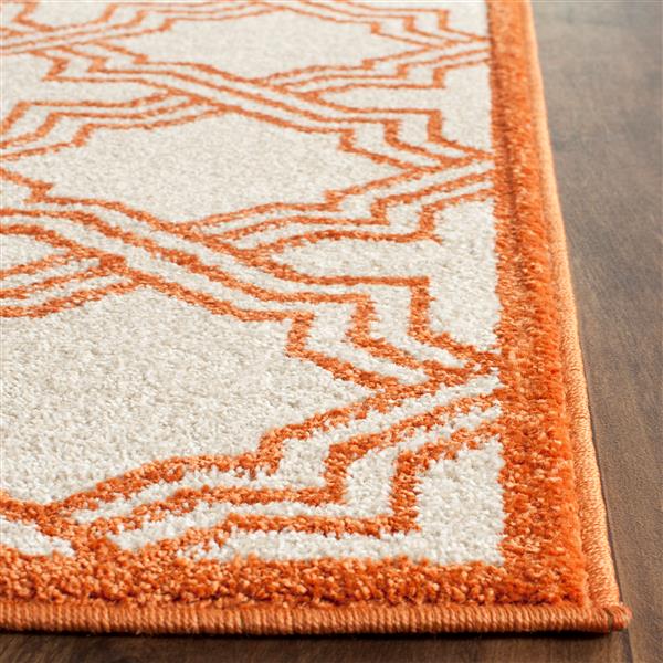 Safavieh Amherst Trellis Rug - 2-ft x 7-ft - Ivory/Orange