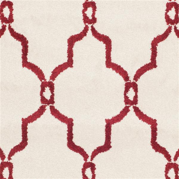 Safavieh Amherst Trellis Rug - 4-ft x 6-ft - Ivory/Red