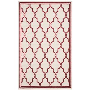 Safavieh Amherst Trellis Rug - 4-ft x 6-ft - Ivory/Red