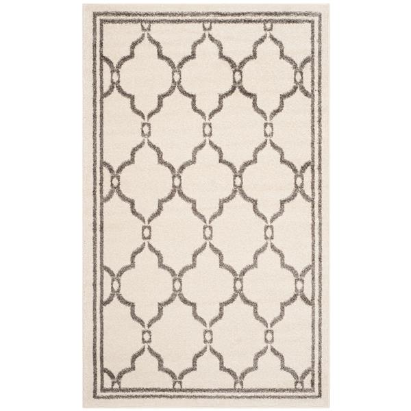 Safavieh Amherst Trellis Rug - 3-ft x 5-ft - Ivory/Gray