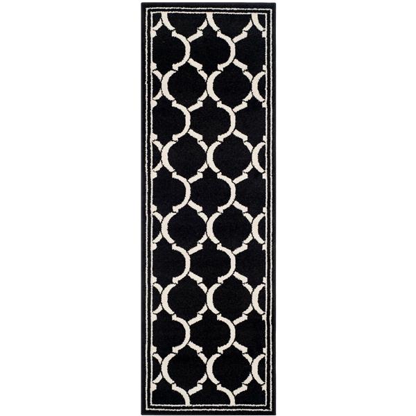 Safavieh Amherst Trellis Rug - 2-ft x 7-ft - Black