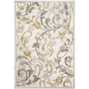 Safavieh Amherst Floral Rug - 4-ft x 6-ft - Ivory/Light Gray