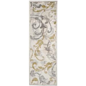 Safavieh Amherst Floral Rug - 2-ft x 7-ft - Ivory/Light Gray