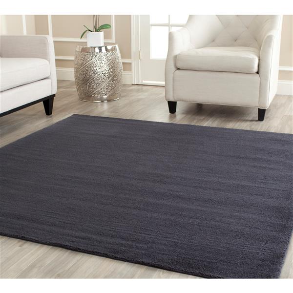 Himalaya Solid Rug - 8-ft x 10-ft - Black