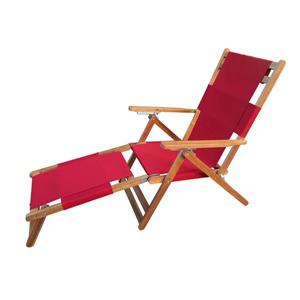 Chaise longue pour l'extérieur, Rouge