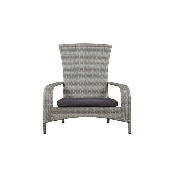 Patio Flare Wicker Muskoka Outdoor Chair - Grey