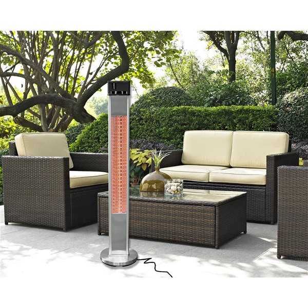 EnerG+ Infrared Electric Outdoor Heater Freestanding - 1500W