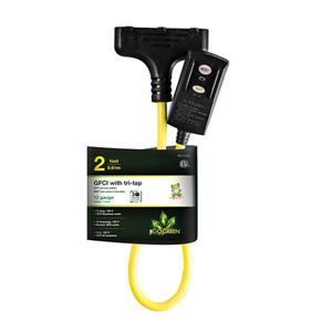 DDFT avec  poTri-Tap po de GoGreen Power, 20 A, 2 pi,  jaune