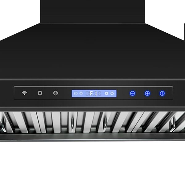 Turin Pinosa 30-In 900 CFM Black Wall Mounted Range Hood