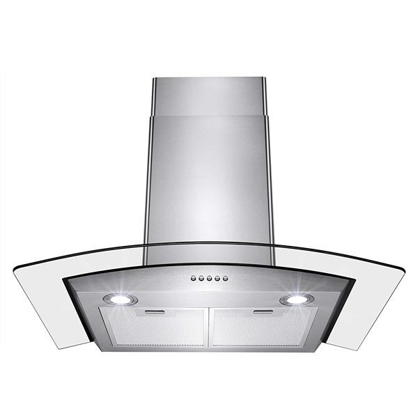 Turin Innovation 30-In 800 CFM Stainless Steel Wall Mounted Range Hood