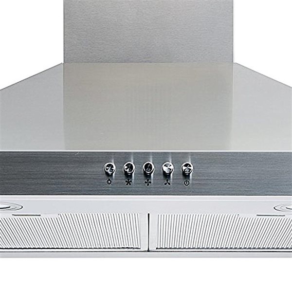 Turin Dakota 30-In 800 CFM Stainless Steel Wall Mounted Range Hood