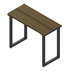 Invisia Collection Shower Bench 24" - Matte Black - Ash Finish