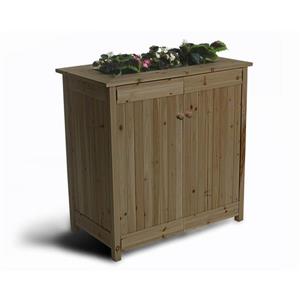 Boîte de terrasse Ergogarden avec jardinière et rangement
