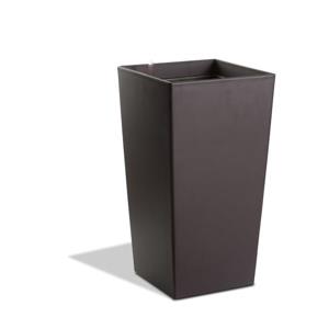 Jardinière conique auto-irriguante Modena, 30", Moka mat