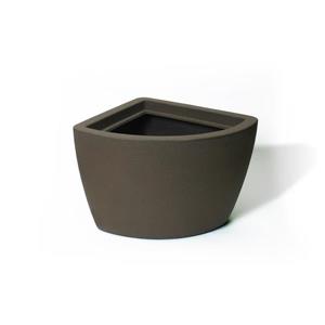 Hampton Corner Planter and Pond - 35 Gallon - Brownstone