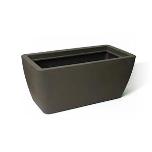 Jardinière et bassin de patio Manhattan, 50 gal, brun