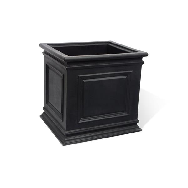 Covington Self-Watering Planter - 20-in x 20-in - Black