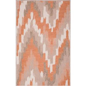 Erbanica Indoor-Outdoor Polypropylene Rug - Brick/Sand - 5' x 8'