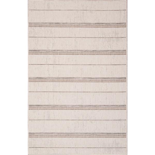 Erbanica Indoor-Outdoor Polypropylene Rug - Sand - 5-ft x 8-ft