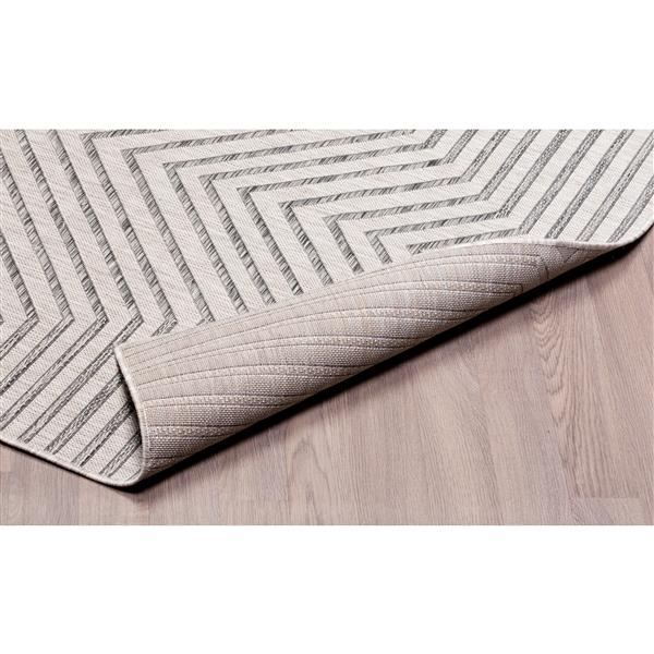 Erbanica Indoor Outdoor Polypropylene Rug Grey Beige 8 X 10 Rona Erbanica Indoor Outdoor Polypropylene, Indoor Outdoor Carpets Canada