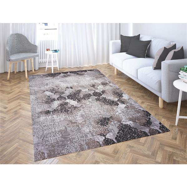 Segma Monica Area Rug 5ft x 8ft Polypropylene Brown LUR6085X8