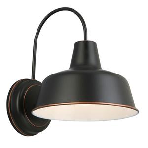 Design House Mason Indoor/Outdoor Wall Light 10", Oil Rubbed Bronze
