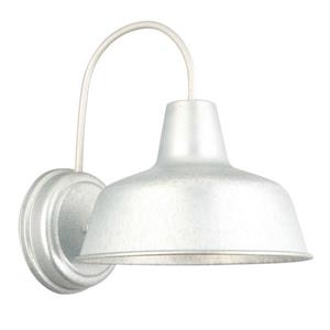 Design House Mason 1-Light Indoor/Outdoor Wall Light 8", Galvanized