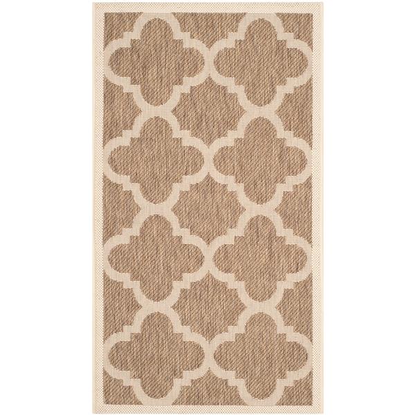 Safavieh Decorative Courtyard Rug - 2-ft x 3-ft 7-in - Brown